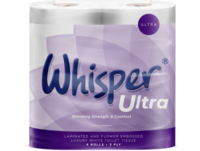 Whisper ULTRA Toilet Roll 3 Ply x 40