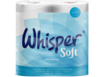 Whisper Soft Toilet Roll 2 Ply x 40
