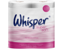 Whisper Super Soft Toilet Roll 2 Ply x 40